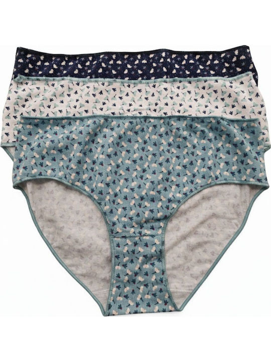 Cotonella Midi Chiloți Pentru Femei Slip 3 Pack...