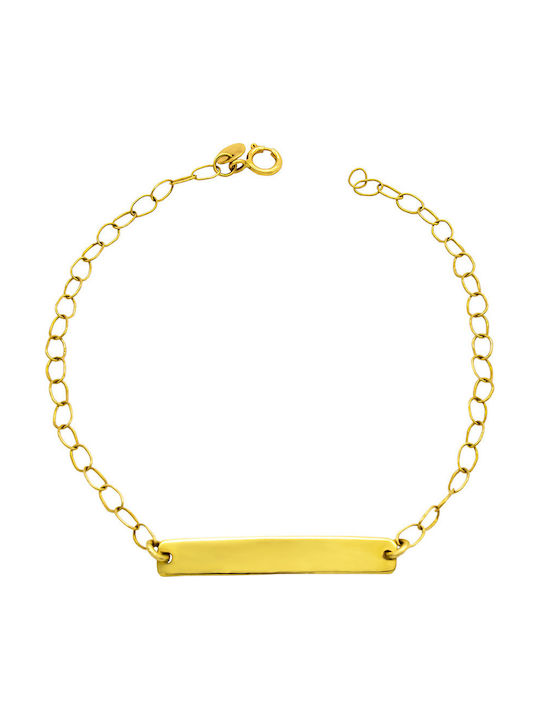 Savvas Design Kids Bracelet ID From Gold