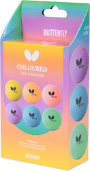 Μπαλάκια Πινγκ Πονγκ Butterfly Coloured 6 Pack-44906901012675 Μπαλάκια Πινγκ Πονγκ Butterfly Coloured 6 Pack-44906901012675