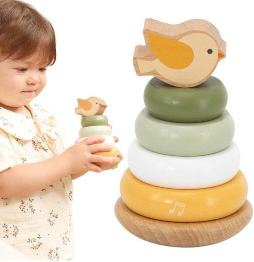 Viga Toys Παιχνίδι Στοίβαξης από Ξύλο