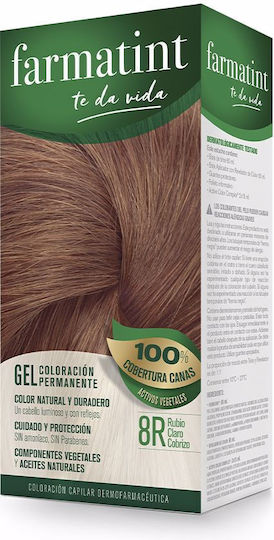 Farmatint Haarfärbemittel 8r-Light Copper Blonde 5x150ml