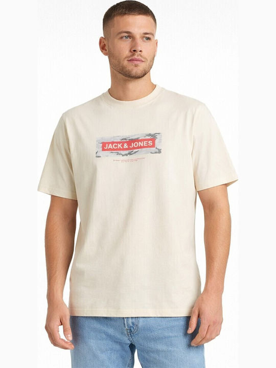 Jack & Jones Тениска Бежова