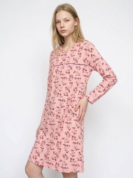 Nina Club Winterschlafanzug für Damen Rosa