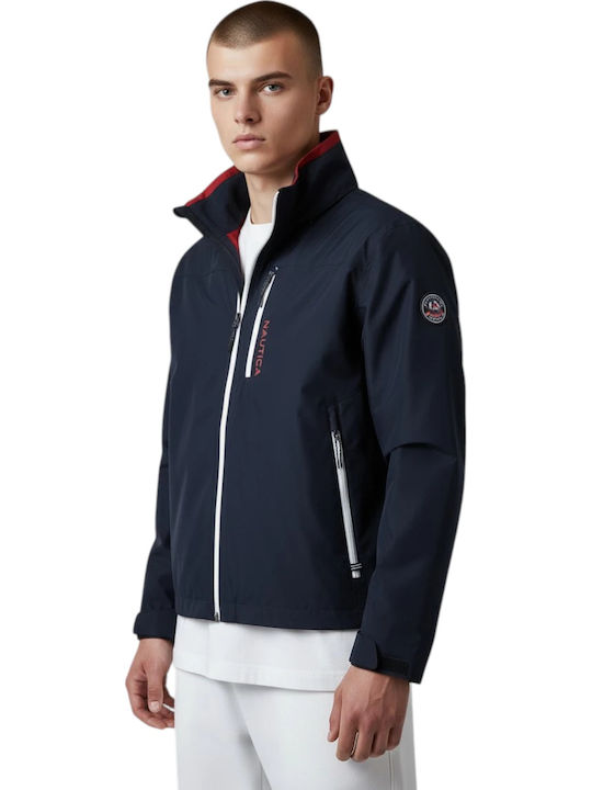 Nautica Wasserdichtes Herren Jacke Blau