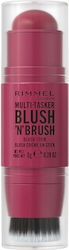 Rimmel Multi-tasker Blush 'n' Brush Stick Ρουζ ...