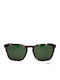 Lotto Unisex Sunglasses With Brown Frame And Green Lens 7227-077142