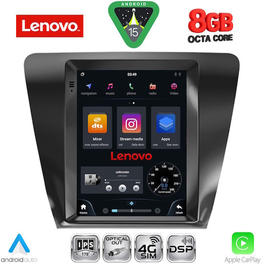 Lenovo Ssw 10917_cpa Tesla Style Skoda Octavia 7 Mod 2013-2020
