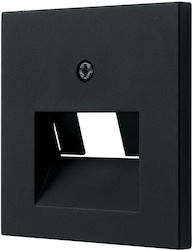 Πλαίσιο Διακόπτη Gira 0270005 Cover Uae Iae + Network System 55 Black