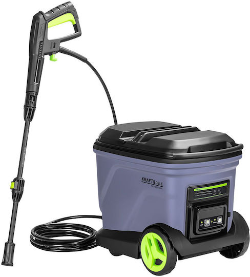 Kraft & Dele Mașină de Spălat cu Presiune pe Baterie 12V 1x3Ah cu Presiune 200bar