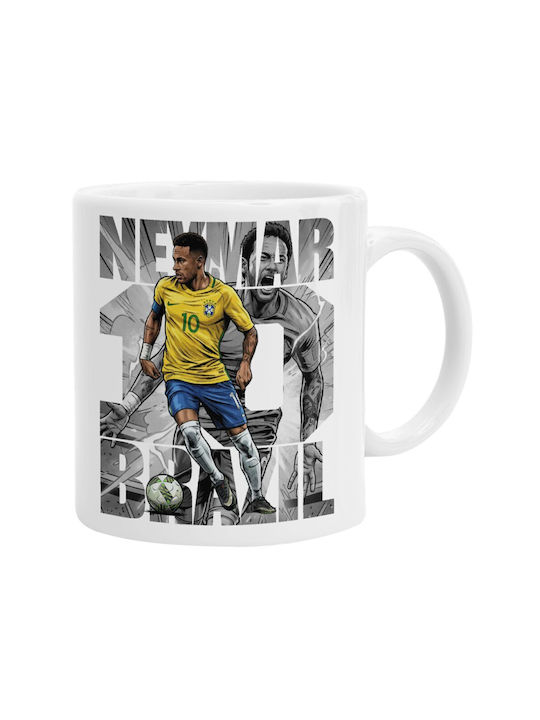 Koupakoupa Neymar Ceramic Mug Brown 330ml