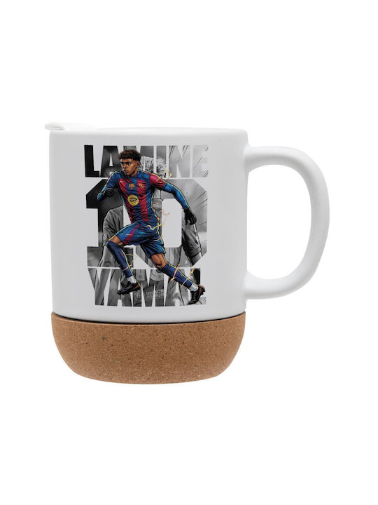 Koupakoupa Lamine Yamal Ceramic Mug With Lid 330ml