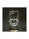 World of Wood Led Kids Decorative Lamp Hello Kitty White 19x13cm