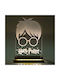 World of Wood Led Kids Decorative Lamp Harry Potter White 22x15cm