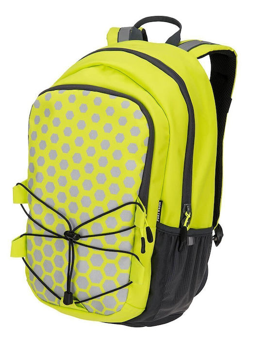 Pw3 Warning Backpack Laptop Pocket Size Yellow R