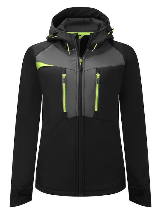 Portwest Portwest Arbeitsjacke Reflektierend Softshell Schwarz