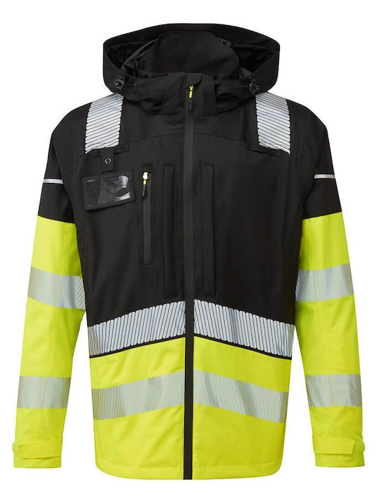 Portwest Jachetă De Lucru Cu Elemente Reflectorizante Galbenă