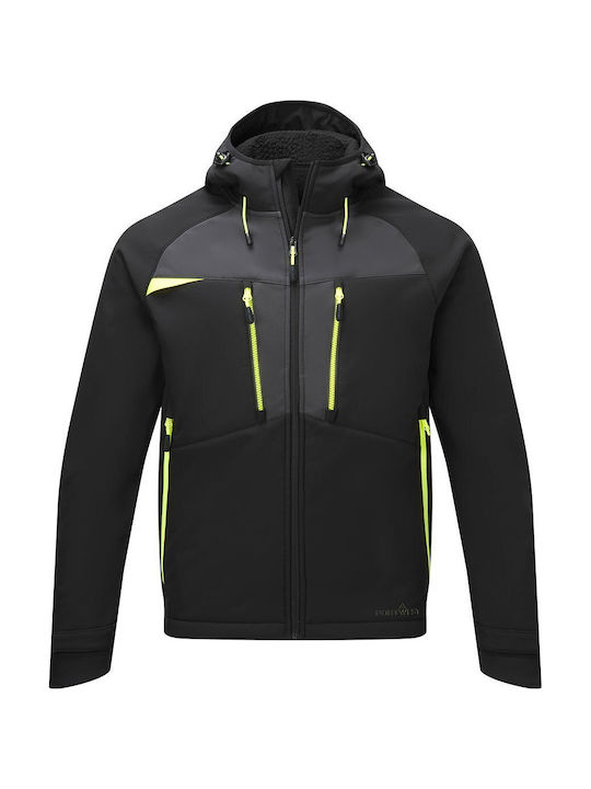 Portwest Reflective Softshell Waterproof Work Jacket for Winter