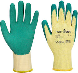 Portwest Γάντια Εργασίας Latex / Πολυεστέρα