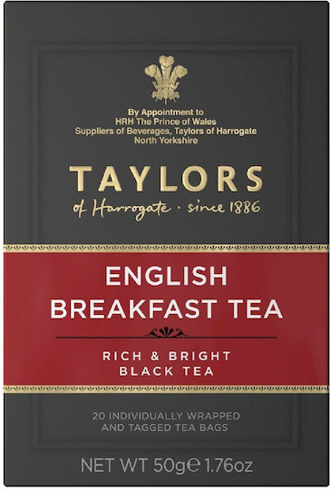 Taylors of Harrogate Black Tea English Breakfast 20 Bags