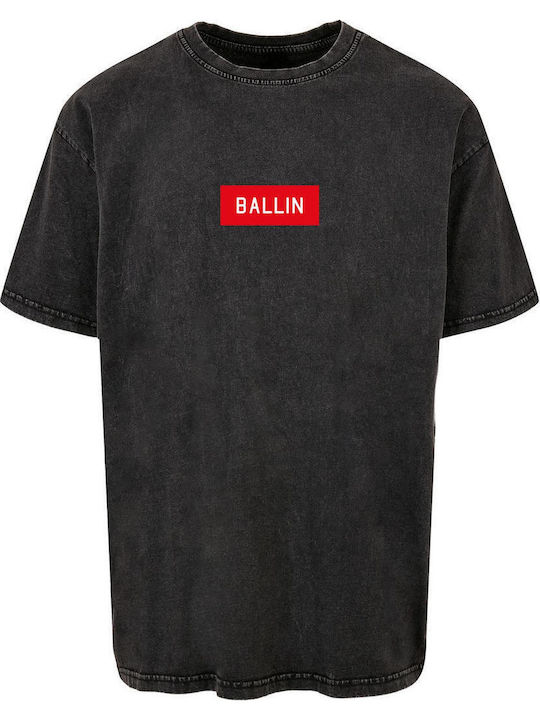 Mister Tee Ballin T-shirt Black