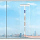 Window Wiper Spray 2 Microfiber Cloths Dimensions 29 Cm X 145 Cm White