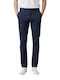 Herrenhosen Elastisches Marineblau