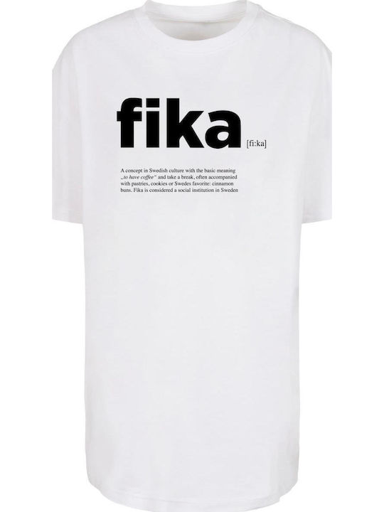 Mister Tee Damen Oversized T-Shirt Weiß