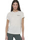 Damen Sport T-shirt Schnell Trocknend Weiß