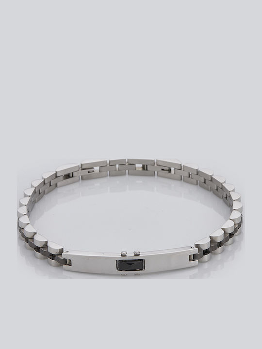 Men's Handcuff Bracelet Made of Stainless Steel