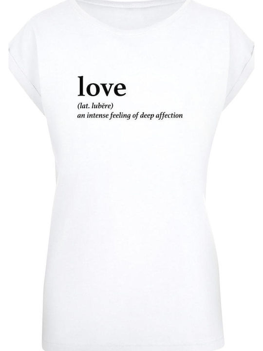 Mister Tee Damen T-Shirt Weiß