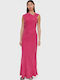Summer Maxi Dress for Wedding and Christening Fuchsia