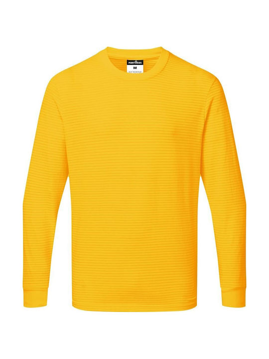 Portwest AS22 T-Shirt Εργασίας Κίτρινο