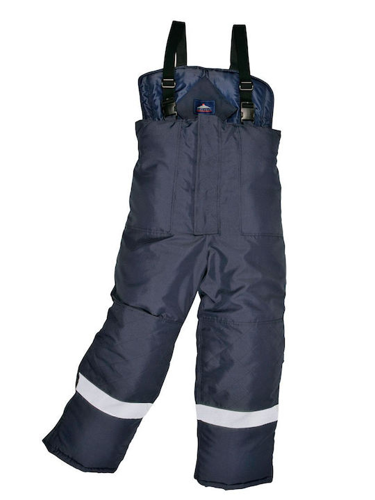 Portwest Reflektierende und Wasserdichte Arbeitshose Marineblau