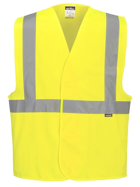 Portwest Men's Yellow Safety Vest