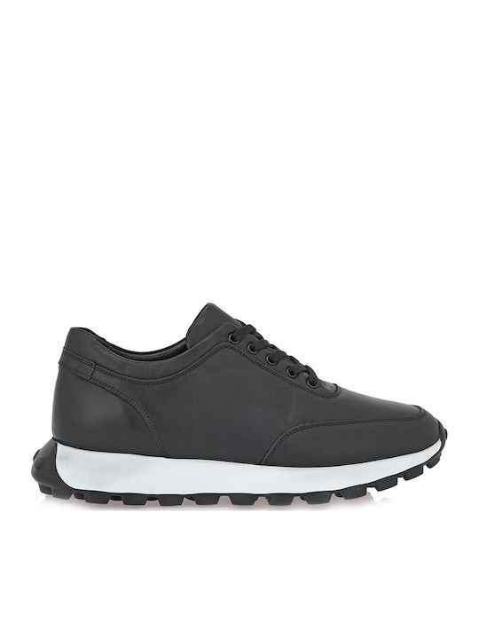 Men's Sneakers Black Leather