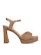 Suede Sandals Brown