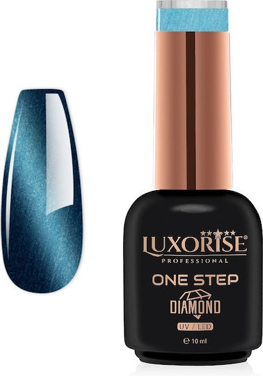 Luxorise Ημιμόνιμο Βερνίκι Νυχιών Electric Aqua Cat Eye 10ml