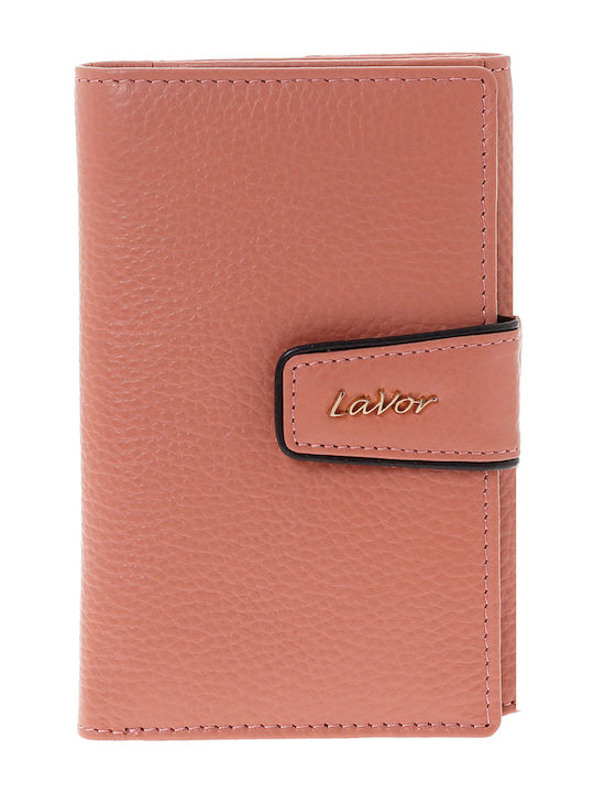 Lavor Large Leather Women's Wallet with RFID Pink