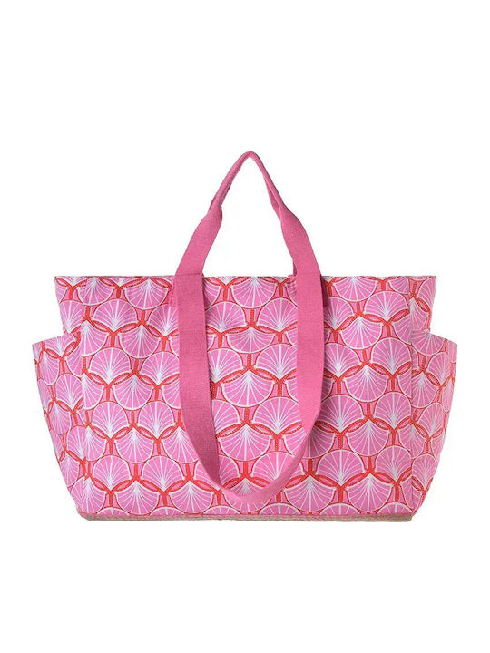 Ble Resort Collection Υφασμάτινη Τσάντα Θαλάσσης Ροζ
