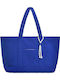 Ble Resort Collection Υφασμάτινη Τσάντα Θαλάσσης Μπλε