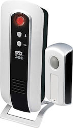 Alecto Wireless Doorbell 36 Melodies Ip44 Rating 30m Range Easy Installation Black Silver