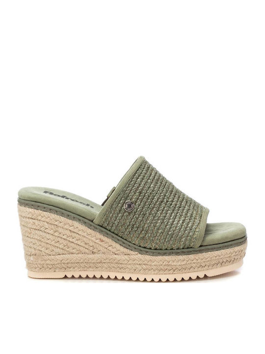 Summer Women's Platform Sandals in Slipper Style Khaki