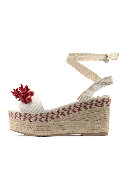 Liu Jo Platforme Dama Tip Espadrile Roșii