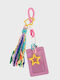 Mc2 Saint Barth Keyring Loop Badge Holder Multi Colors Accessories Female Multi Colors Keyr002-00734l