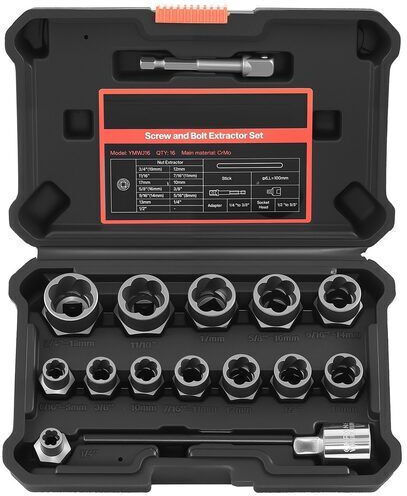 Extractor De Nuci Prize Aer Tetraedric Cu Gazdă Cadru 3/4" Diametru 13 / 3/4" / 19 / 11/16" / 17 / 5/8" / 16 / 9/16" / 14 / 1/2" / 12 / 7/16" / 11 / 10 / 3/8" / 5/16" / 1/4"