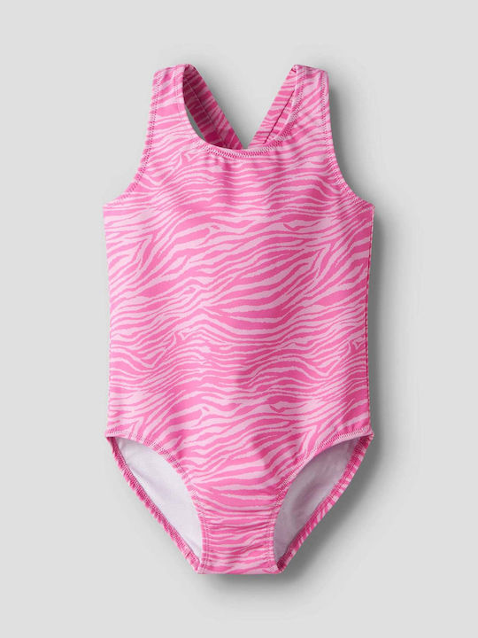 Name It Costum de Baie Întreg Roz pentru Copii