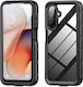 Shellbox 360 Full Cover Σιλικόνης / Πλαστικό Αδιάβροχο Μαύρο (Galaxy A17)