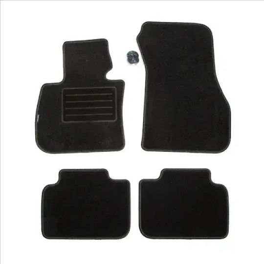 Petex Set Front and Back Car Mats 4 Pieces for BMW X2 Black