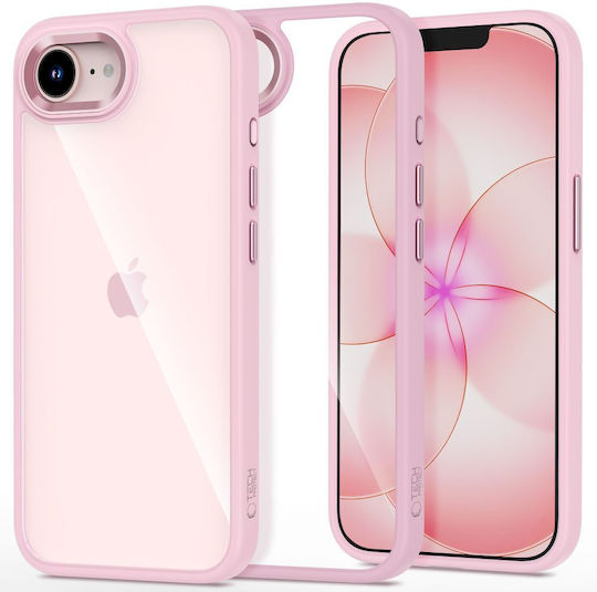 Tech-Protect Magmat Back Cover Silicone / Plastic Pink (iPhone 17e / 16e)