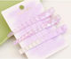 Hair Clips Single Purple 3 Pieces